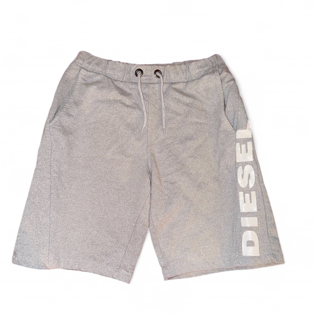 Diesel Kids Light Gray Athletic Shorts